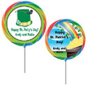 Custom St. Patrick's Day theme lollipops